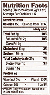 Linden's Large Cookies, Chocolate Chip, 18 Count
