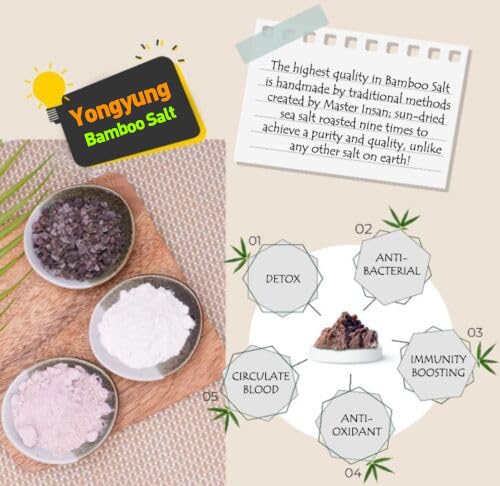 Kpurity Artisan Ultimate YongYung Bamboo Salt (1Kg, Granule)