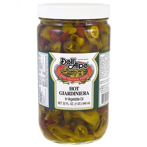 Dell'alpe Hot Giardiniera 32 oz