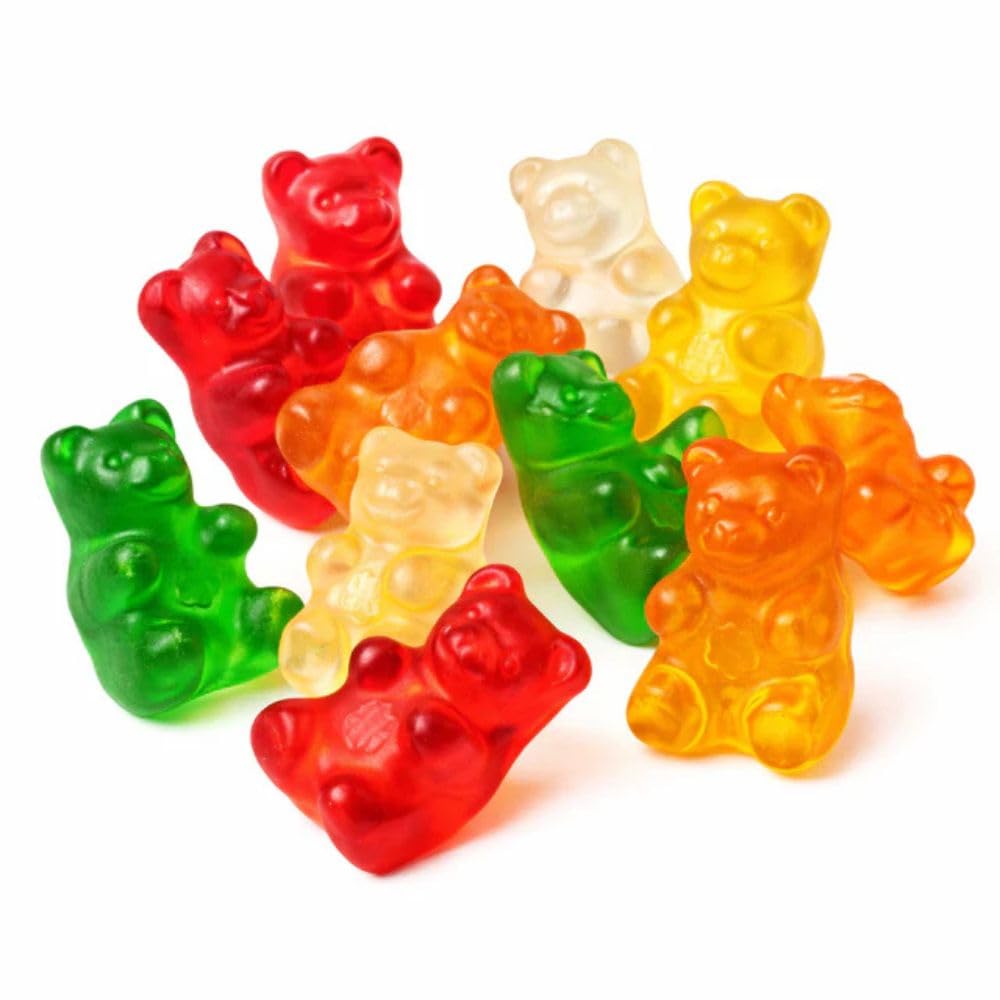 Fruit Flavored Gummi Bear Candy Bulk Bag - 30 lb (Approx. 6000 pieces)