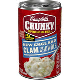 Campbell's Chunky Soup, New England Clam Chowder, 18.8 Oz Can
