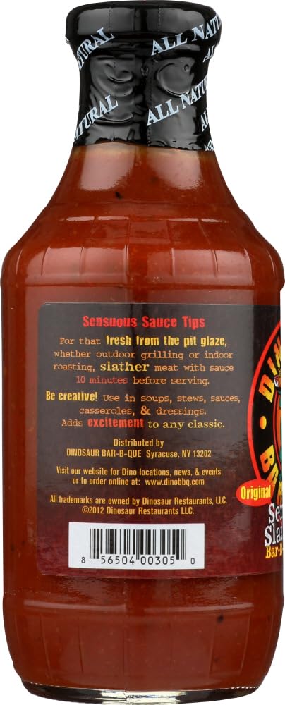 Dinosaur Bar-B-Que Sensuous Slathering BBQ Sauce 19oz (2 Pack) - PACK OF 2