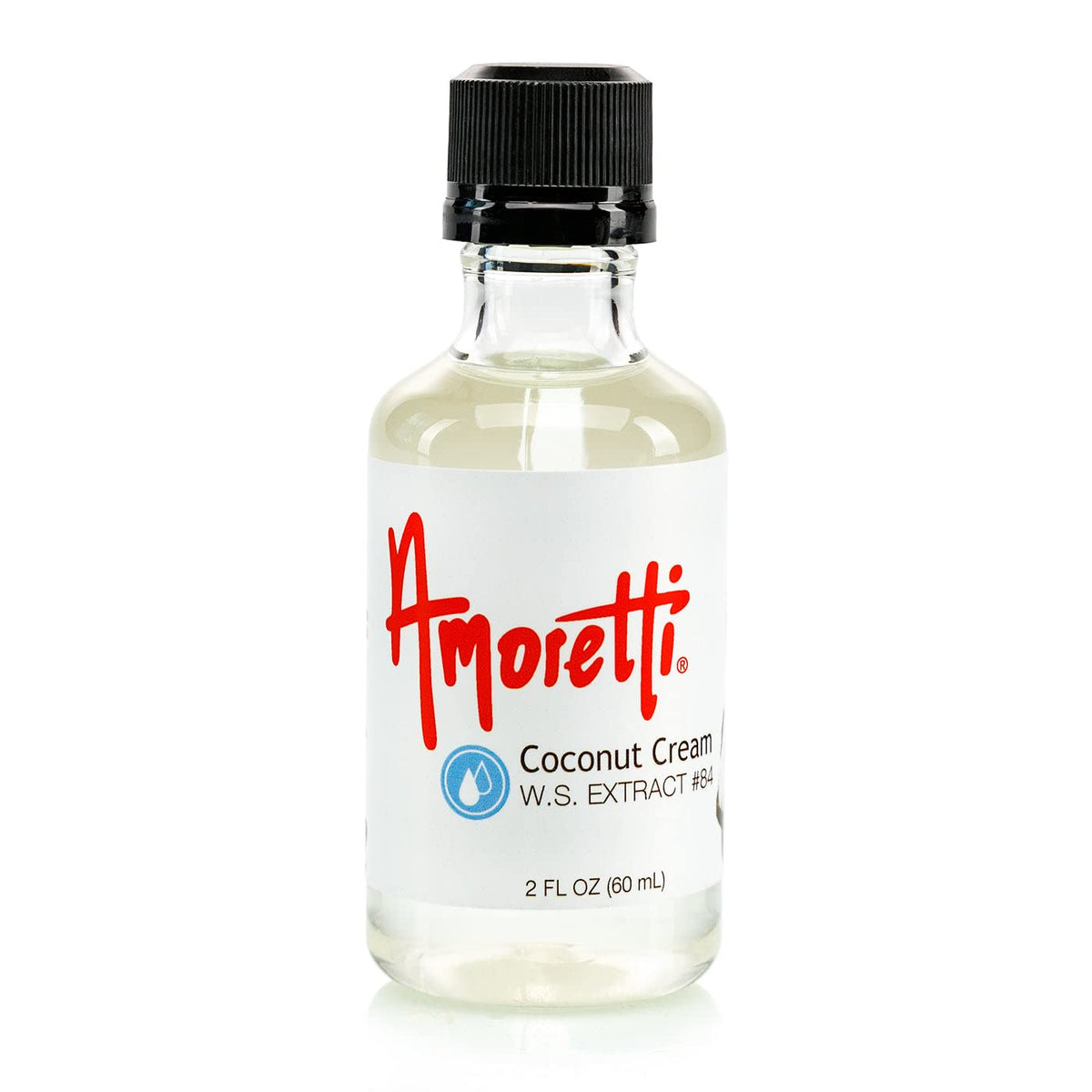 Amoretti - Coconut Cream Extract Water Soluble 2 oz - Highly Concentrated & Perfect For Pastry, Savory, Brewing, and more, Preservative Free, Vegan