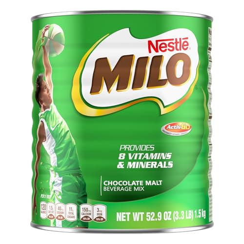 Milo Chocolate Malt Beverage Mix 3.3 Pound Can