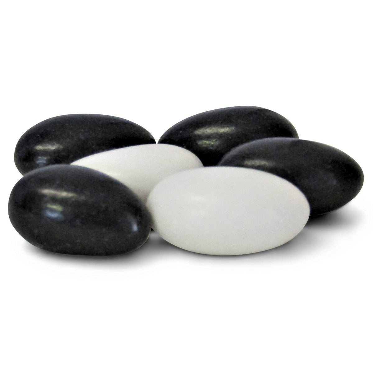 Black Tie Tuxedo Black & White Jordan Almonds by Its Delish, 2 LBS Bulk | Sweet Hard Candy Coating - Perfect for Wedding Favors, Bridal and Baby