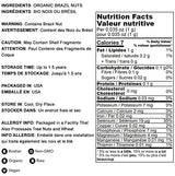 Food to Live - Organic Brazil Nuts, 8 Ounces - Non-GMO, Raw, Whole, No Shell, Unsalted, Kosher, Vegan, Keto, Paleo Friendly, Bulk, Rich in Selenium