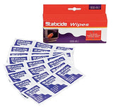 ACL Staticide Staticide Wipes, 5 in H x 8 in, 24/pkg