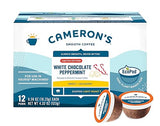 Cameron's Coffee Holiday Single Serve Pods, Flavored, White Chocolate Peppermint, 12 Count (Pack of 1)