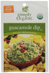 Simply Organic Dip Mix Guacamole Org