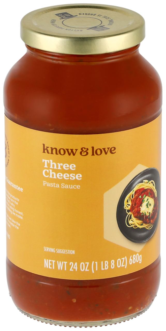 Know & Love, Parmesan Romano Pasta Sauce, 24 Ounce