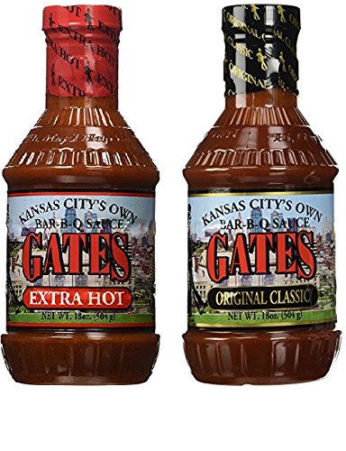 Gates Original Classic Bar-B-Q Sauce & Extra Hot - Variety 2 Pack