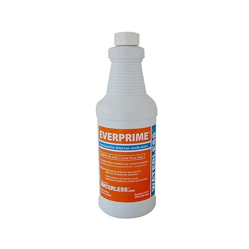 Waterless 1514 1-Quart EverPrime Drain Trap Liquid