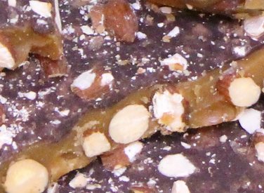 English Toffee w/ Almonds - Semi-sweet Chocolate