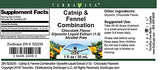 Catnip & Fennel Combination Glycerite Liquid Extract (1:5) - Chocolate Flavored (1 oz, ZIN: 522235) - 3 Pack