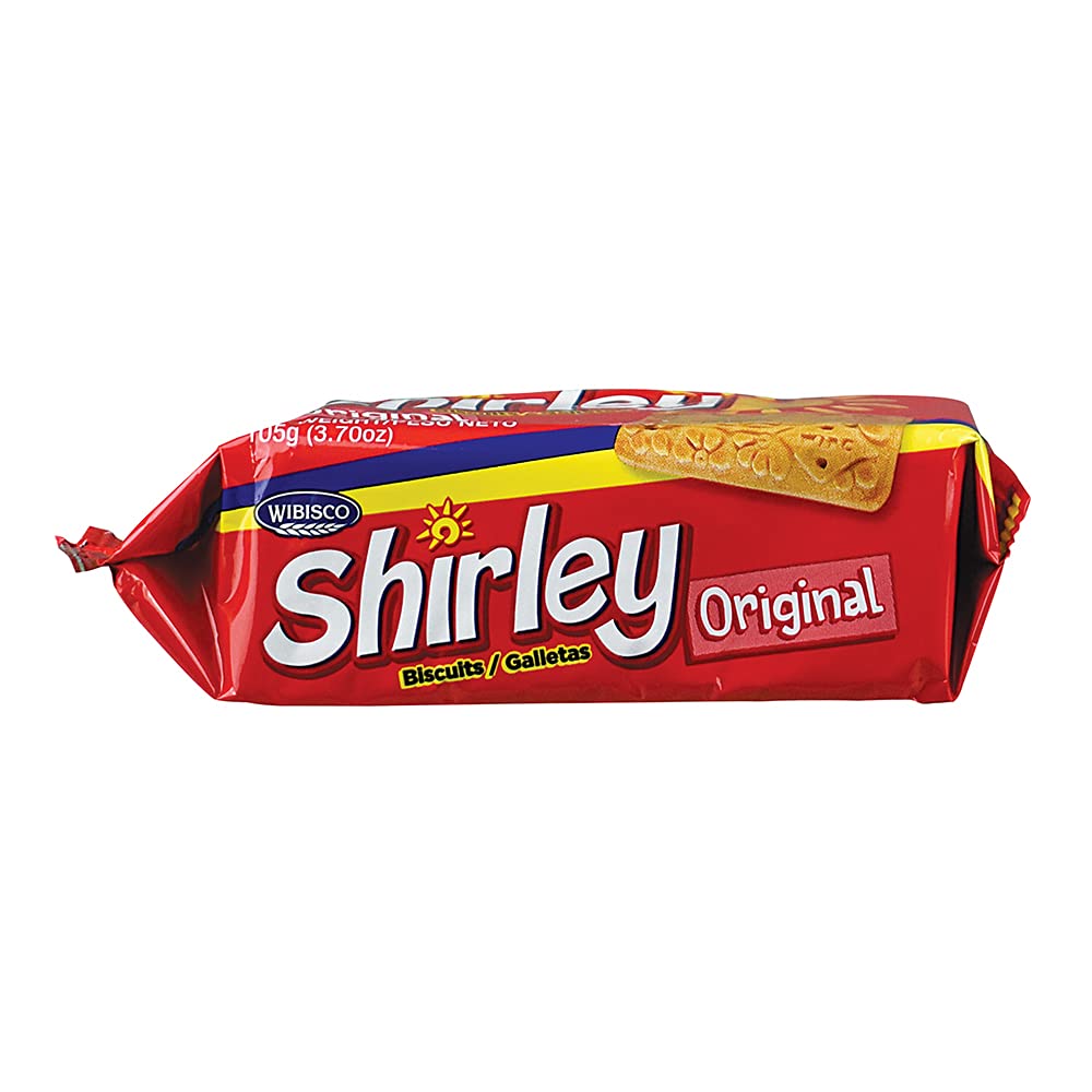Wibisco Shirley Biscuits Original (4 Packs of 3.7oz Each)