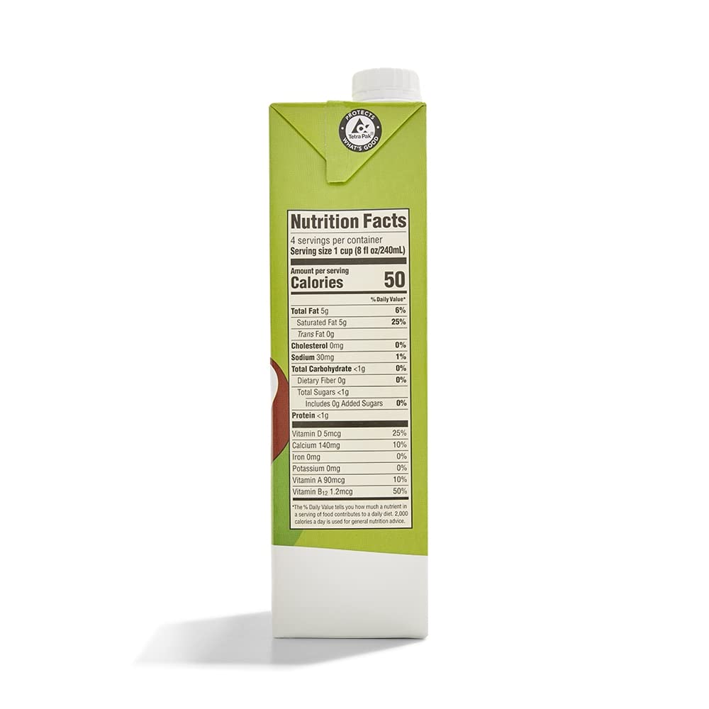 365 by Whole Foods Market, Organic Unsweet Original Coconut Milk, 32 Fl Oz