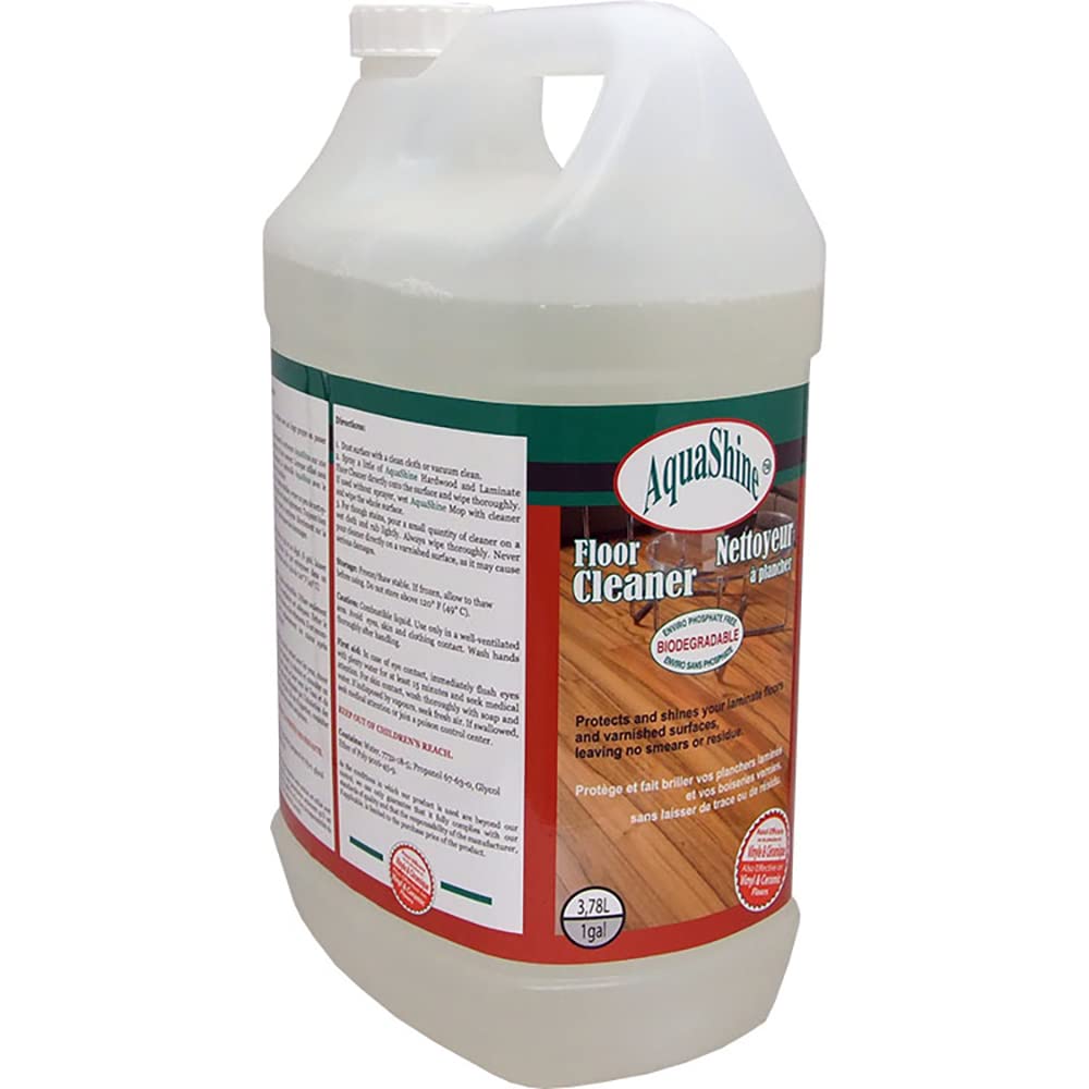 AquaShine Wood Floors & Laminate Cleaner gallon + 28oz Value Pack