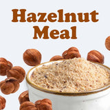Food to Live Hazelnut Meal, 1 Pound - Natural Raw Filbert Nut Powder, Finely Ground, Pure. High in Protein and Fiber. Vegan, Kosher, Bulk