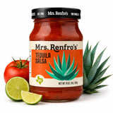Mrs. Renfro's Tequila Salsa, 16 oz - Gluten Free Texas-Style Tomato Salsa with Tequila-Inspired Flavor, Jalapeños & Spices - Medium Heat Salsa