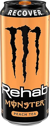 Monster Rehab - Peach Tea + Energy - 15.5oz (Pack of 16)