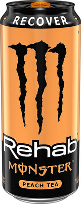 Monster Rehab - Peach Tea + Energy - 15.5oz (Pack of 8)