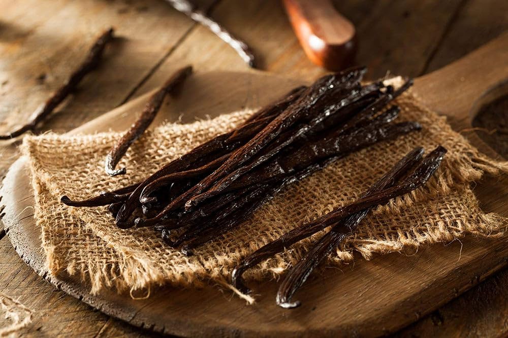 4oz Tanzanian Vanilla Beans Whole Grade A Vanilla Pods for Homemade Vanilla Extract, Baking, Ice Cream, Flavoring, & Vanilla Powder