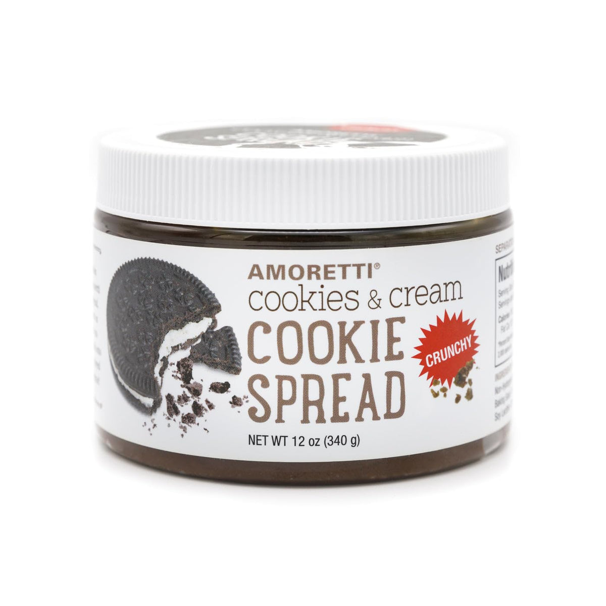 Amoretti - Cookies & Cream Crunchy Cookie Spread - 9 lbs