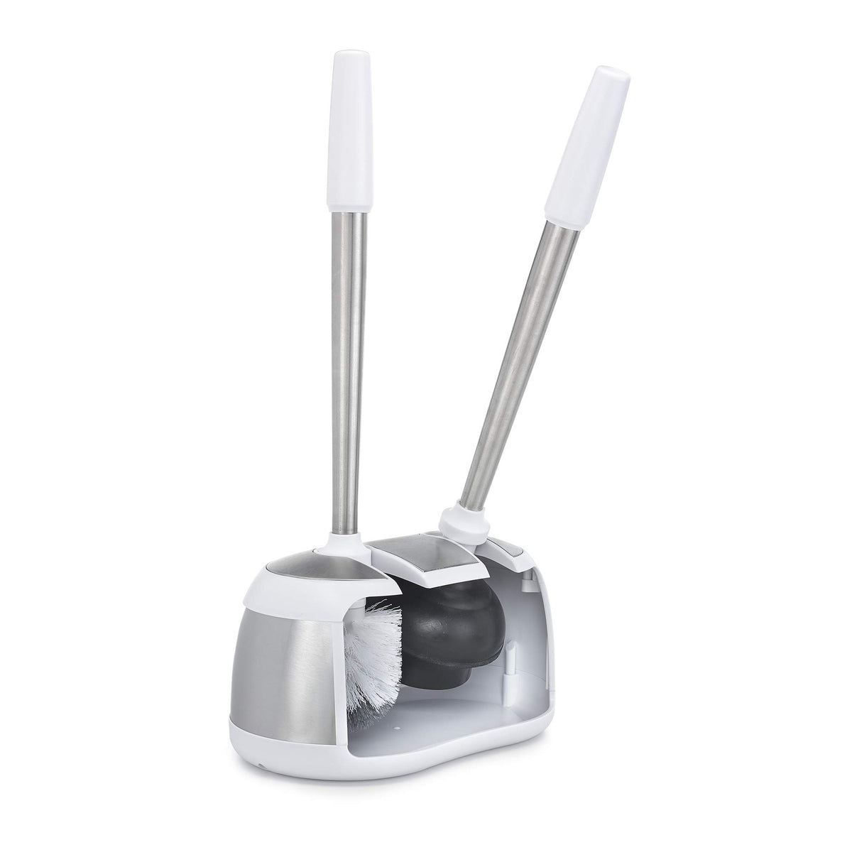 Polder Dual Bath Caddy - White
