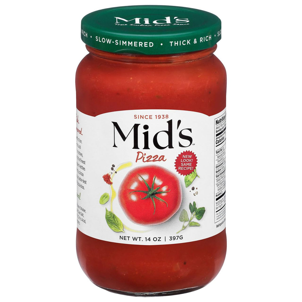 Mid's, Pizza Sauce, 14 Ounce