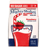 MightyShakes Reduced Sugar Shake Beverage (6 oz Pack of 50, Strawberry)