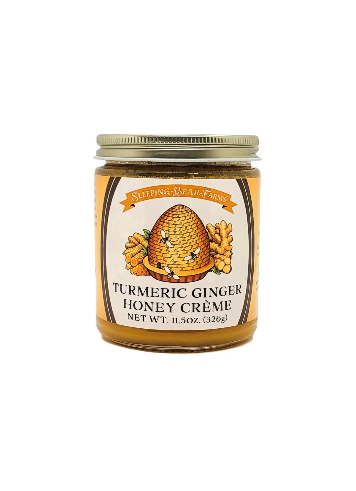 Turmeric Ginger Honey Creme - 11.5 oz. - Sleeping Bear Farms