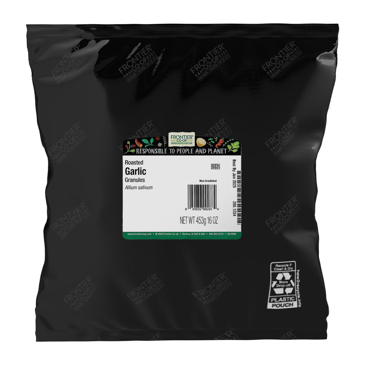 Frontier Co-op Roasted Garlic Granules 1lb