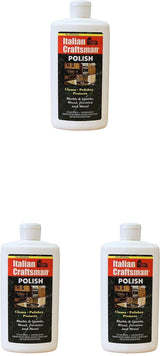 Eastern Marble & Granite Supply Granite & Marble Polish - Cleans & Protects - Italian Craftsman 16 oz (Three Pack)