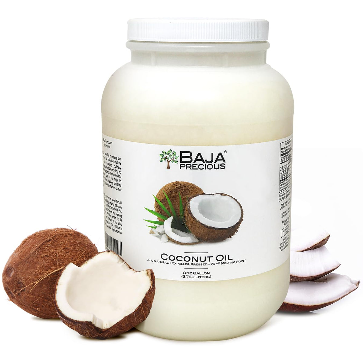 Baja Precious - Coconut Oil, 1 Gallon