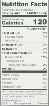 Manischewitz Whole Wheat Matzos, 10 Oz