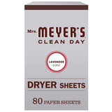 Mrs. Meyer's Clean Day Dryer Sheets (Lavender, 2 Pack, 160 Count)