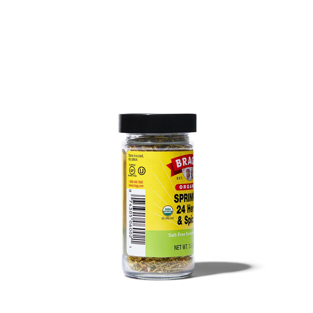 Bragg Sprinkle Herbs and Spices Seasoning, 1.5oz, 2 Pack
