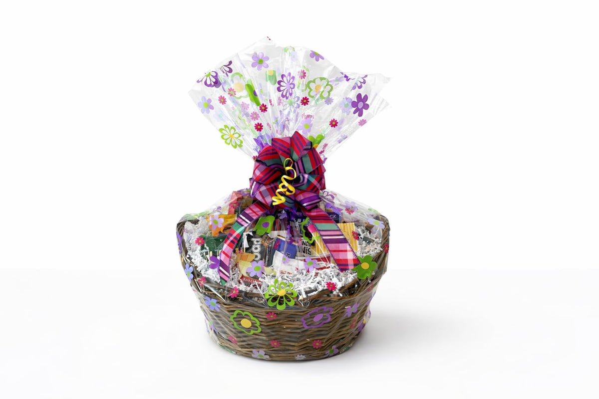 Handcrafted Gift Basket with Chocolates, Cookies, Snacks & Candy. Perfect for Birthdays, Sympathy, Holidays, Clients & Thank You Gifts (Executive