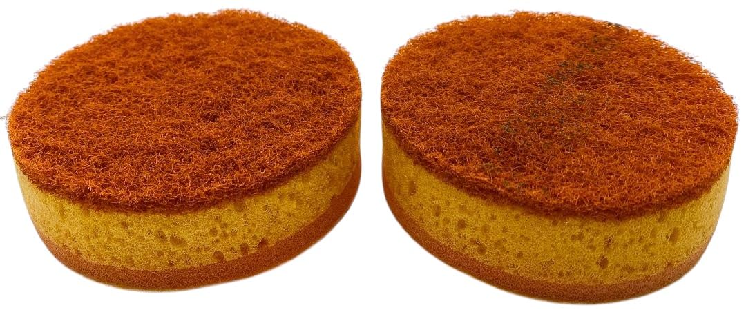 Siege 2 Sided Fruit Orange Design Sponges (2 Pk), 647