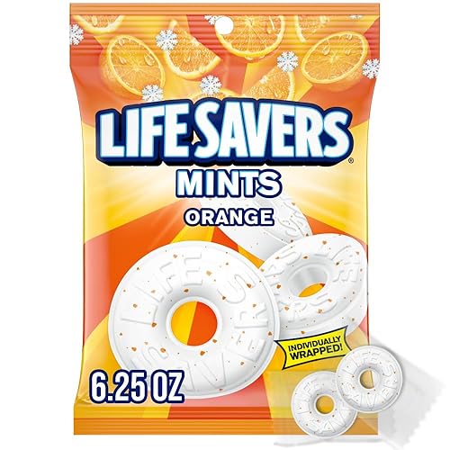 LIFE SAVERS Orange Mints Candy, 6.25-Ounce Bag