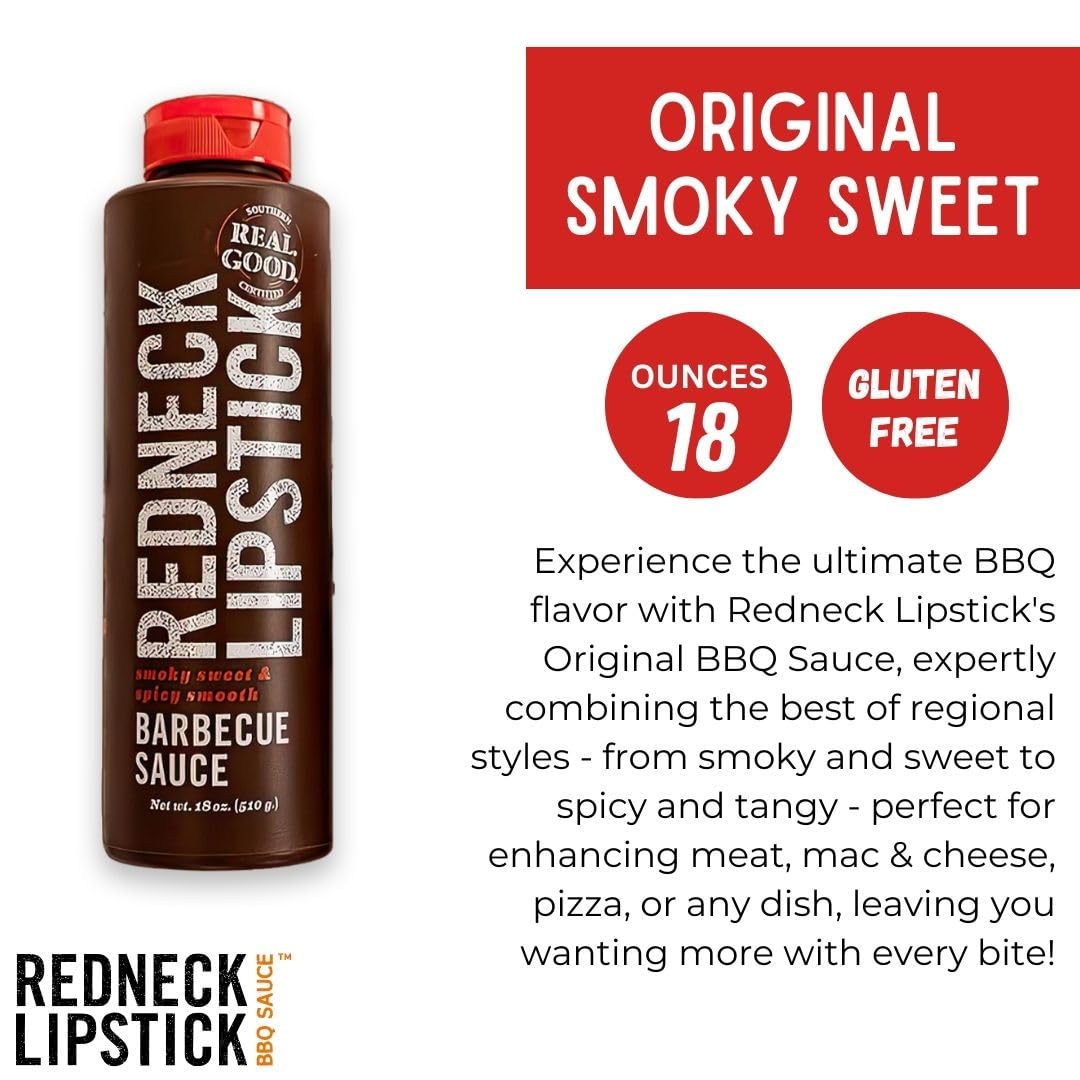 Redneck Lipstick Barbecue Sauce, 18 Ounce