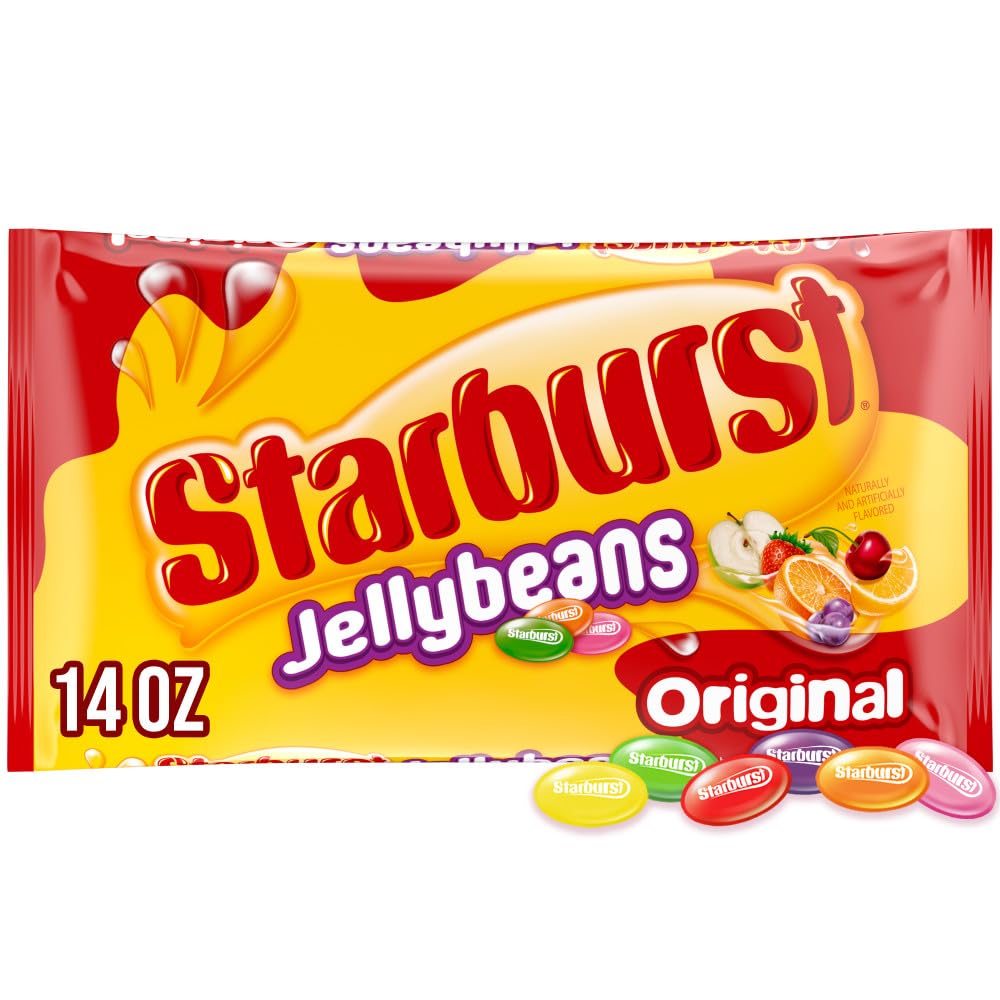 STARBURST Original Jelly Beans Gummy Candy, 14 oz Bag