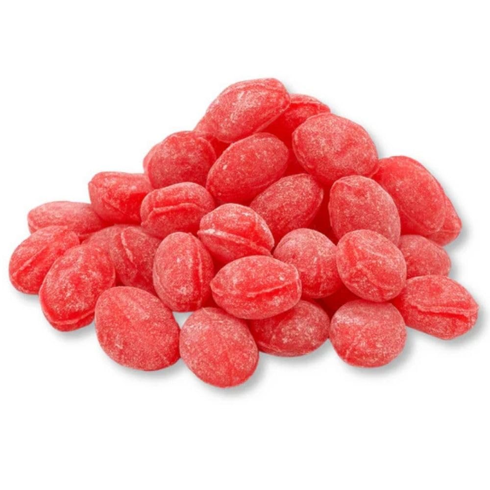 Sanded Wild Cherry Hard Candy, Old-Fashioned Fruit Drops - 25 lb (Approx. 1,750 pieces)