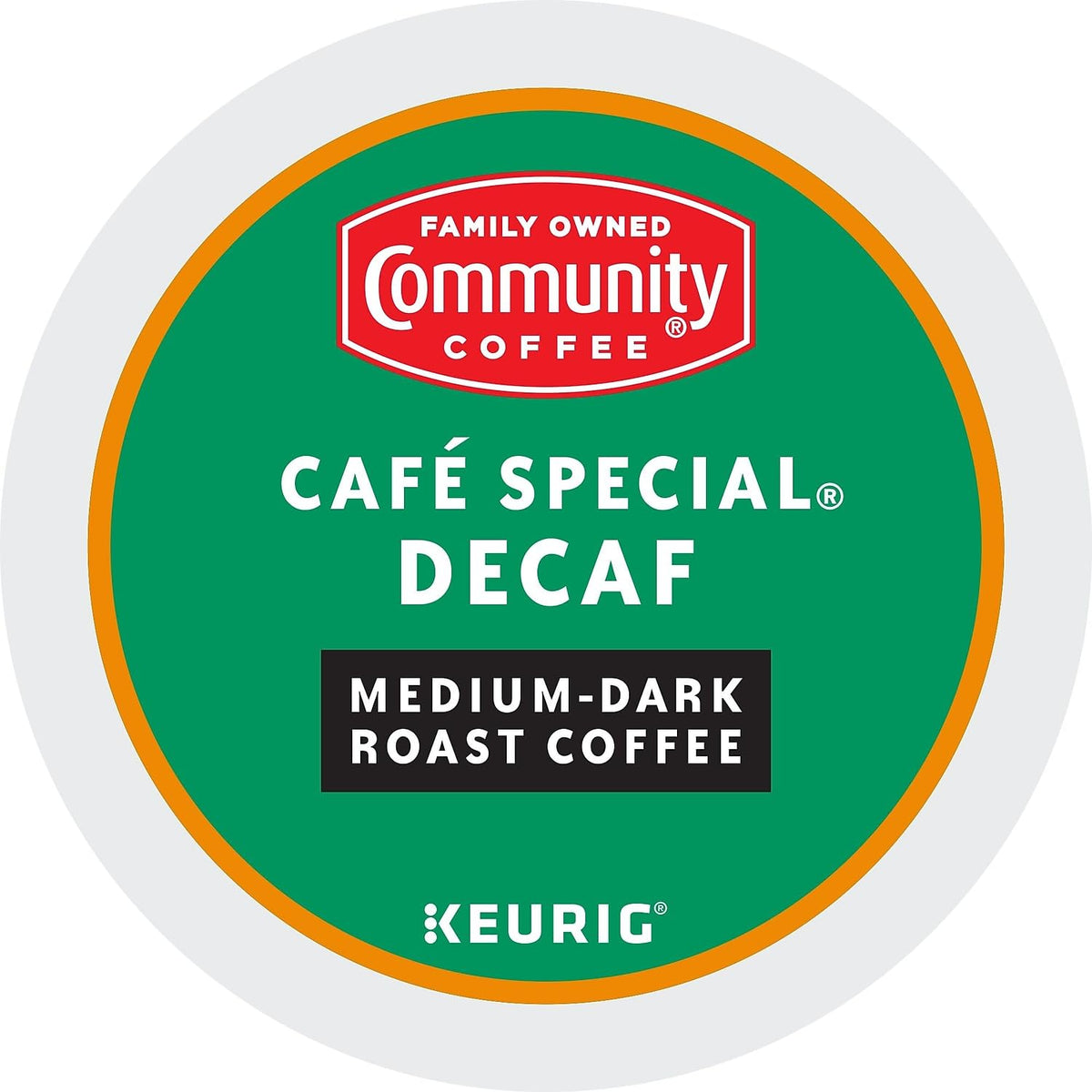 Community Coffee Cafe Special Decaf 24 Count Coffee Pods, Medium Dark Roast, Compatible with Keurig 2.0 K-Cup Brewers, 24 Count (Pack of 1)