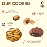 Matilde Vicenzi Roma Cookie Gift Tin - Pastries & Cookies in Individually Wrapped Trays - Gourmet Gifts For Father's Day, Teacher, Birthday - Assorted