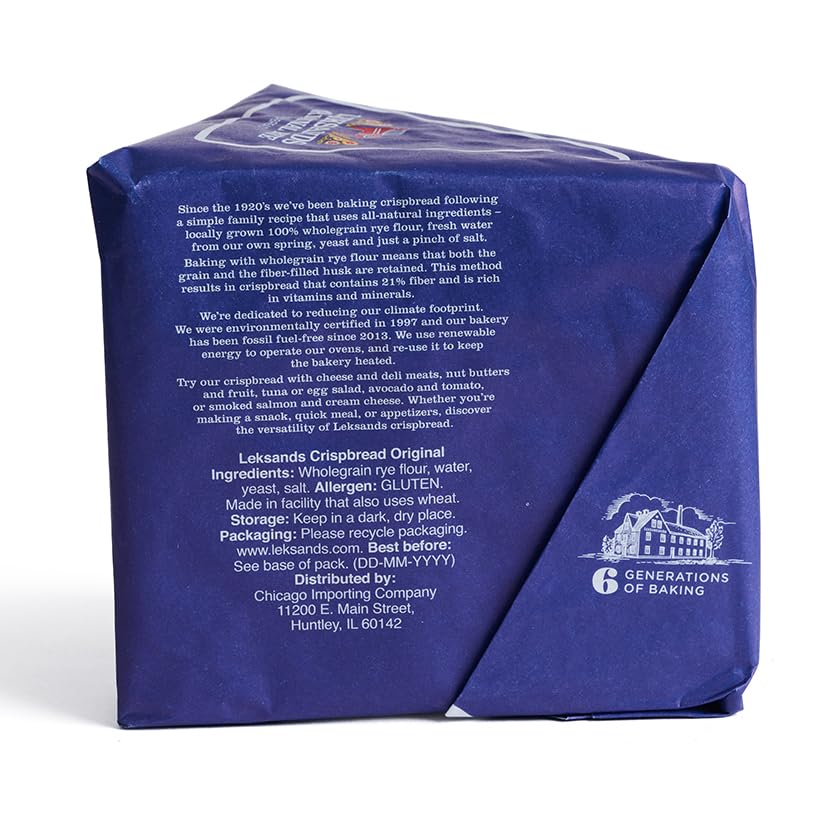 Leksands Original Swedish Rye Crispbread - 12 pack