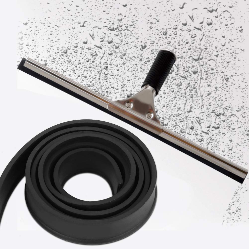Chazcool Universal Squeegee Replacement Blade, Wide Flexible Rubber Blade for Window Cleaning
