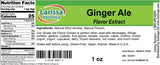 Ginger Ale Flavor Extract (1 oz, ZIN: 529201)