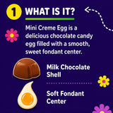 Cudbur,yMilk Chocolate Creme Mini Eggs Candy 45 pcs (5 Bags of 2.8 oz) Chocolate Candy Eggs with Soft Fondant Center