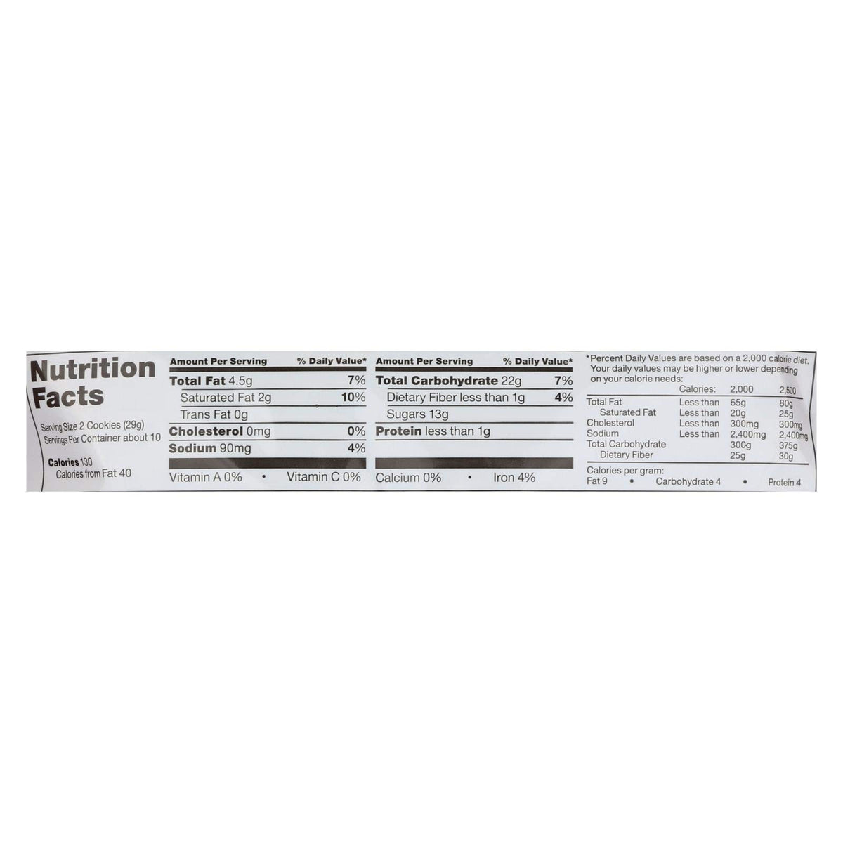 Glutino Chocolate Vanilla Creme Cookies, 10.6 Ounce - 12 per case.